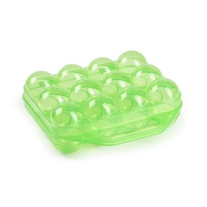 Plastic egg box green