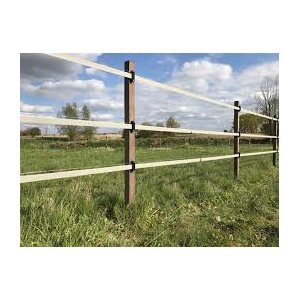 Hippo safety fence au pied lineaire gris